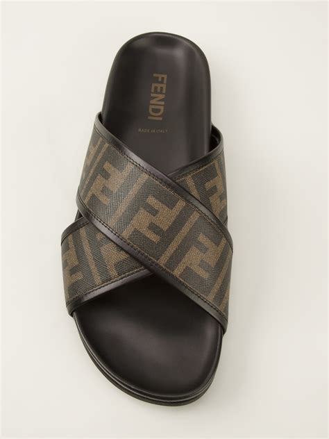 mens fendi slippers